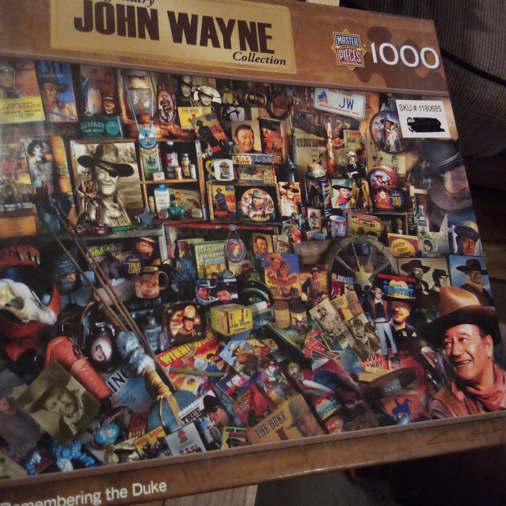 John Wayne 1000-Piece Jigsaw Puzzle - Multicolor